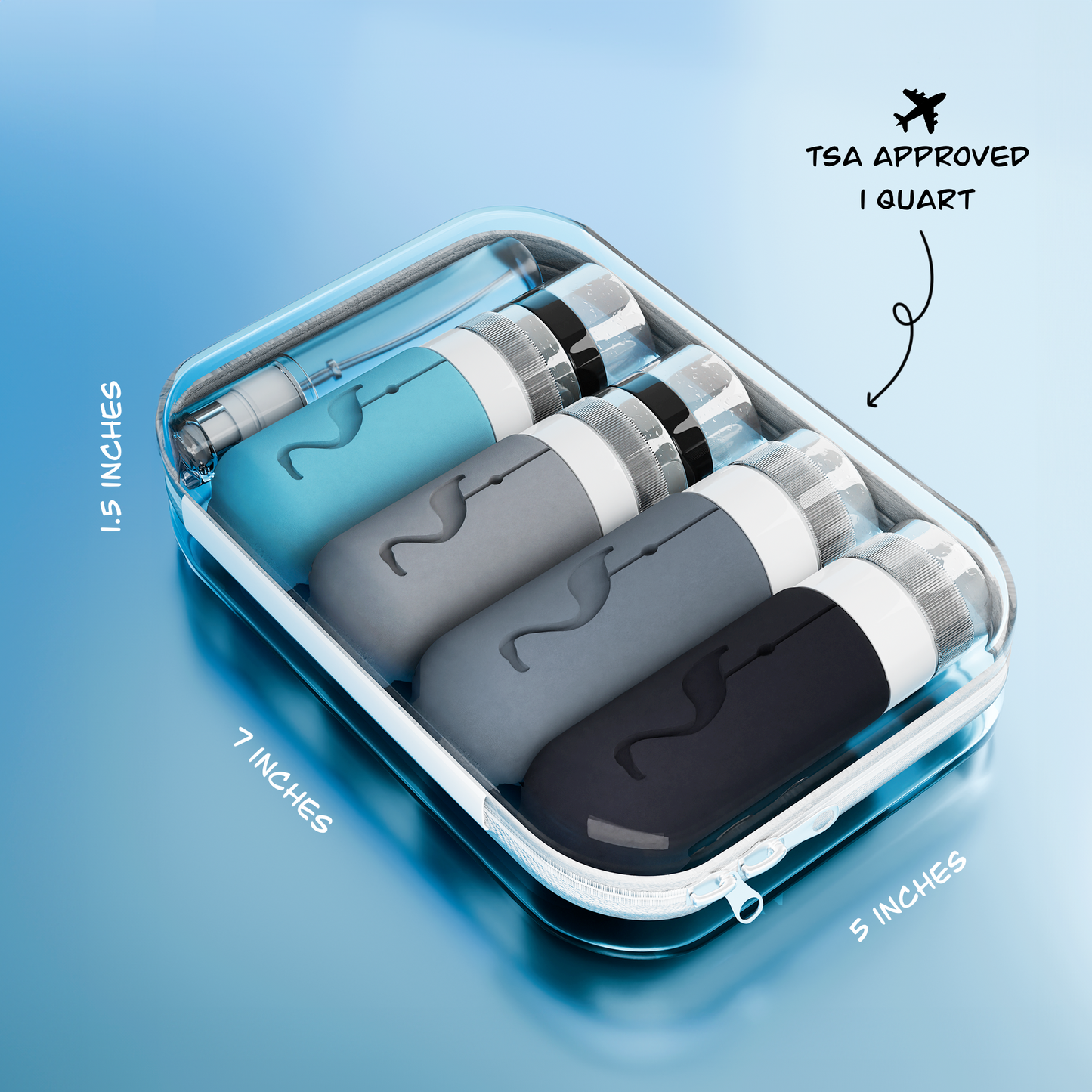 Zip Bins Travel Kit